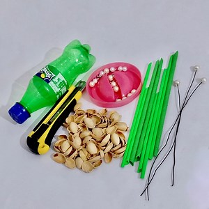 56K views · 495 reactions | Pistachio shells craft - flower bouquet | Craft Engineer | Facebook