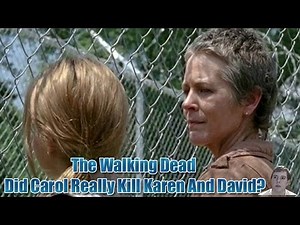 The Walking Dead Season 4 - Did Carol Really Kill Karen and David?
