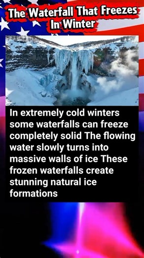 The Waterfall That Freezes In Winter
