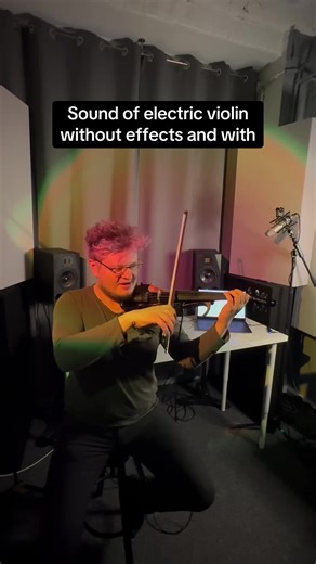 Electric violin sound with vs without effects. Here I tried out the Echo delay from Ableton live. The preset is called Dark Fade. #violin #electricviolin #ableton #abletonlive #violinlessons