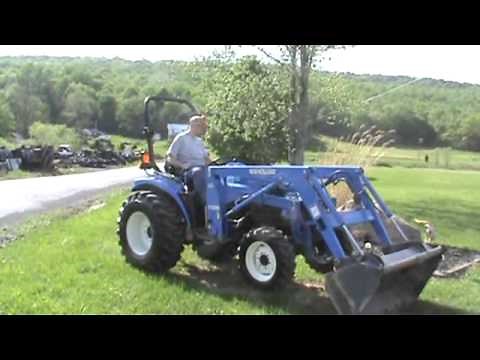 2003 New Holland TC33D Super Steer Compact Tractor Loader 7038 For Sale