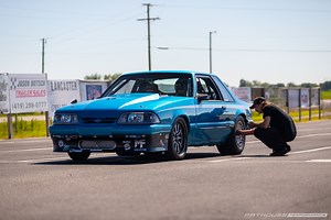 Watch A 1200 HP GT350 Engine Swapped Fox Body Perform Voodoo