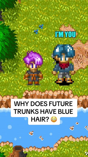 Why does future Trunks have blue hair? Kid trunks voiced by @Bergr #dbz #trunks #futuretrunks #dbsuper #dragonball #dragonballz #dragonballsuper #goku #vegeta #dragonballgt #dbgt #anime #gumbino #explore #fyp #foryou #foryoupage