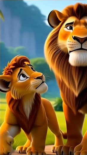 Cute Simba Cartoon Video!#Simba#LionCub#CuteCartoon