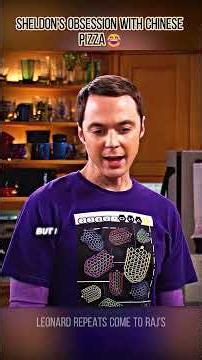 Sheldon's obsession with Chinese-style pizza😂#movie #movieclips #youngsheldon #film #tvshow