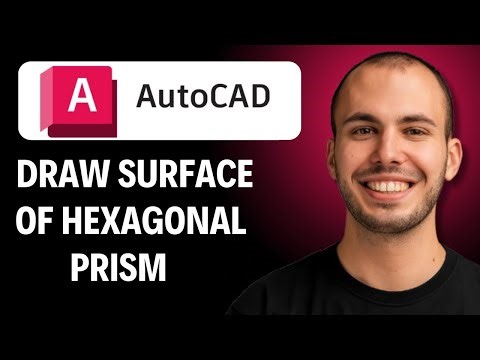 How to Draw Surface of Hexagonal Prism in AutoCAD