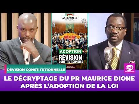 RÉVISION CONSTITUTIONNELLE, INCID£NT À L'ASSEMBLÉE, RÉFÉRENDUM?: LES ÉCLAIRAGES DU PR MAURICE NDOUR