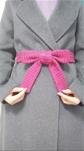 Genius Coat Belt Bow Hack Tie It Perfect EVERY Time!