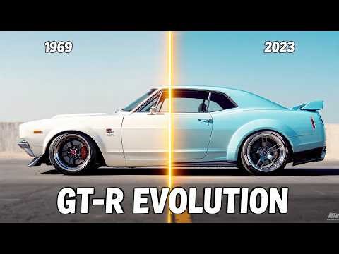 Nissan GT-R Evolution (1969–2023) | Skyline GT-R to R35 Transformation