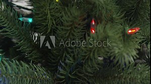 Christmas Tree lights details different settings and colors