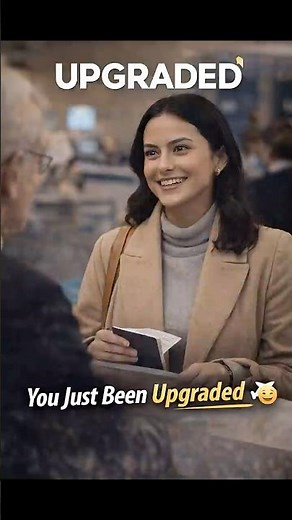 You Just Been Upgraded ✈️😄 | Upgraded (2024) #shorts #movie