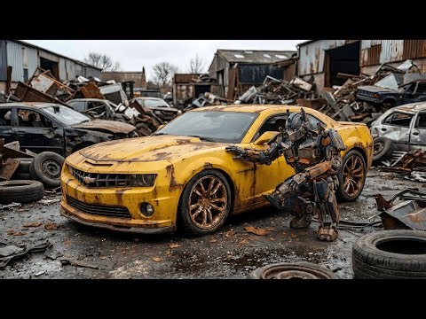 ASMR Car Restoration | Bumblebee Camaro (Back to Life) From Decay to Iconic Muscle Car