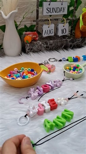 Let’s make a diy personalized bag charm using chunky letters #bagcharms #diy