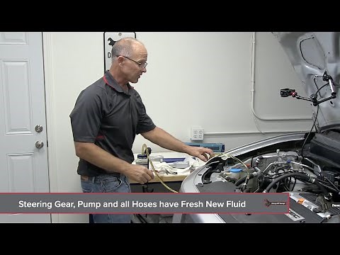Power Steering Flush How to FLUSH your Power Steering Fluid on a Honda Element