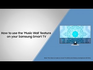 How to use the Music Wall feature on your Samsung Smart TV