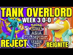 OVERLORD ON DEFENDER?! Reject vs Reignite - ACL Japan | Pokemon Unite