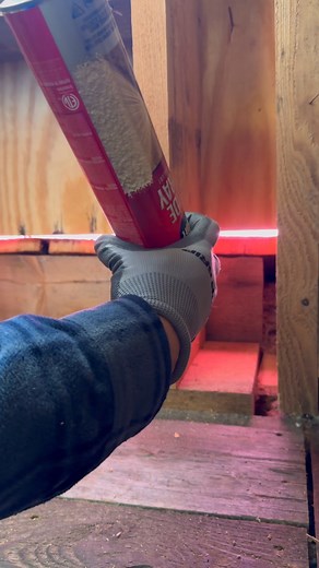 Great Stuff Wide Spray is essential for air sealing during renovations, especially in these older homes! #WideSprayWorks #renovation #tipsandtricks #DIY #construction | Winni designer