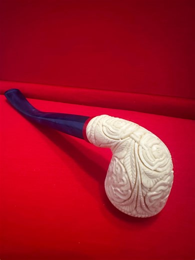 Long Aeternum H Ege Meerschaum Handmade Pipes, Vintage Block Meerschaum, Tobacco Pipe, Natural Meerschaum Pipes With Special Leather Box - Etsy