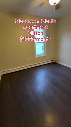 AVAILABLE FOR RENT‼️ 3 bed 1 bath Laundry #viral #reels #patersonnj #fypシ #apartamento