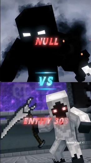 Null Vs Entity 303 Part 1 Minecraft Shorts #minecraft #viral