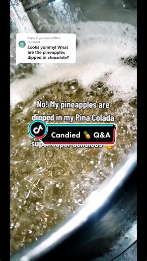 Candied Pineapple Recipe: Pina Colada Flavored!