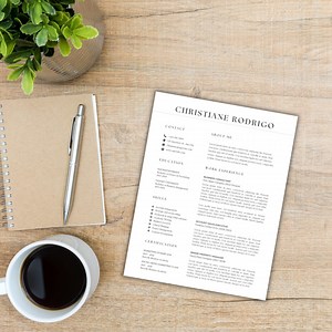 Resume Template Personalize, Canva MS Word, Mac Pages Editable Professional Resume Template Design, Customizable CV Template Download 2025 - Etsy Australia