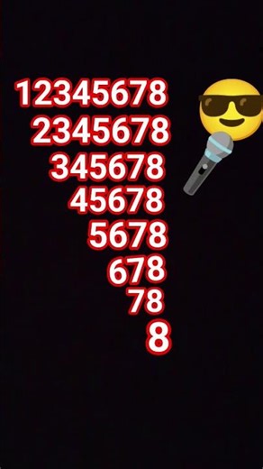 12345678 challenge #viral #shorts
