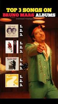 The BEST Bruno Mars Songs from Each Album? #brunomars