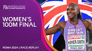 Dina Asher-Smith turns on the afterburners to win 100m gold in #Roma2024? 🔥 | European Athletics