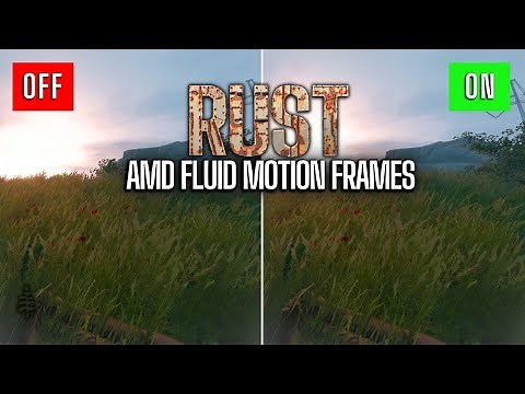 275 FPS AVG \\\\ Rust 4K Frame Generation // AMD Fluid Motion Frames Tested