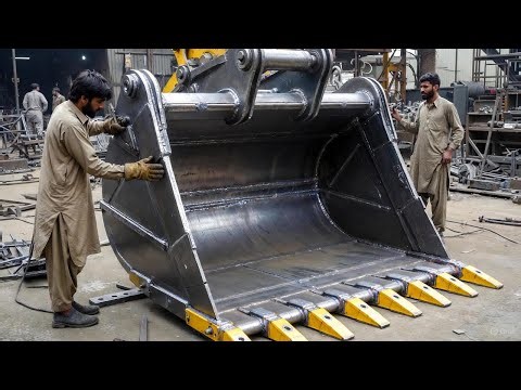 How to Make a Heavy Tractor Bucket | Complete Fabrication Process