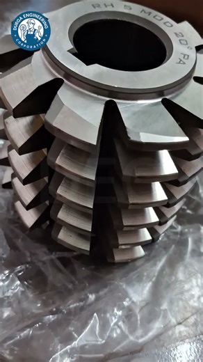 Perfect Gear Teeth Using 5 Module Hob Cutter #GearHob #GearCuttingTools #shorts