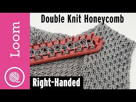 Double Knit Honeycomb Stitch