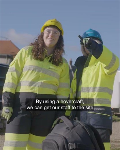 🚤⚡ Why are we using a hovercraft to upgrade power lines in Southampton?