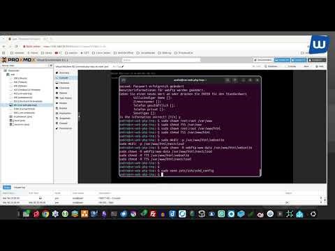 Proxmox PHP Webserver installieren (Apache + PHP-FPM + SFTP)