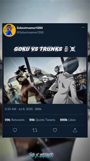 Goku vs Trunks 🗿☠️ #goku #anime #dbz #dragonballz #shorts #dbs #trunks #dragonballsuper