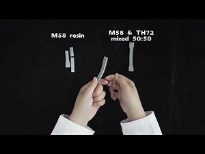 What a surprise when Resione M58 resin mix with TH72 resin ！