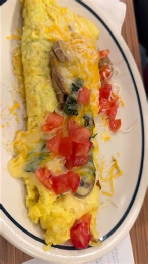 IHOP Birthday Special Pancake waffle,hashbrown,Veg Omelette,Dec 7th breakfast