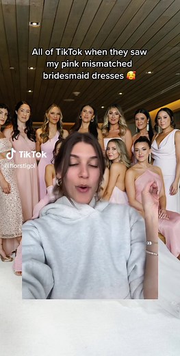 Pink bridesmaid dresses = best decision I’ve ever made