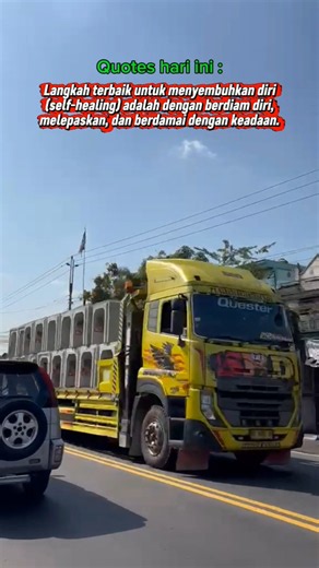 Big truck #quotes #truck #trucklovers #traffic #trending #viral #busmania