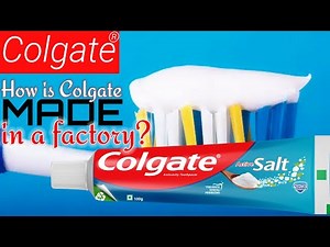 THE AMAZING PROCESS OF MAKING COLGATE TOOTHPASTE||HOW IS COLGATE MADE IN A FACTORY||COLGATE HISTORY