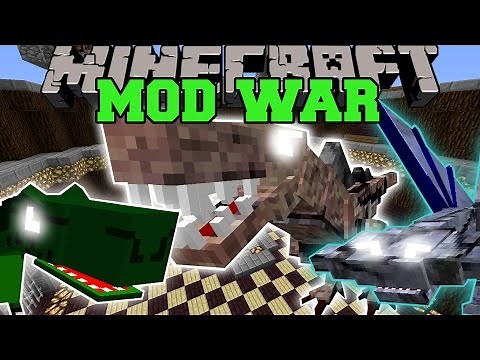 WAR OF THE DINOSAURS - Minecraft Mod War Battle - Mods