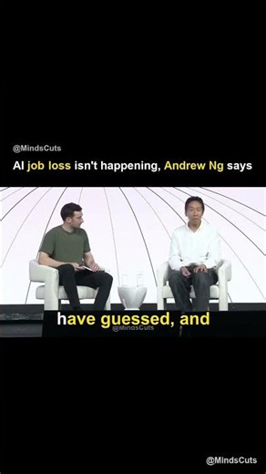 Andrew Ng: AI Job Loss Is NOT Happening #shorts