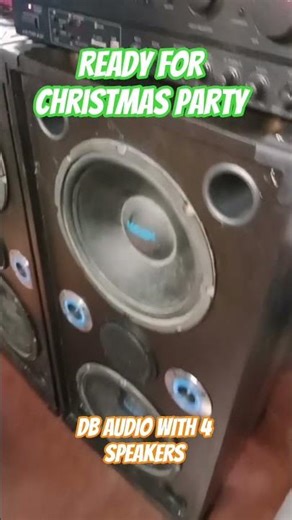 DB AUDIO AMP, WITH 4 SPEAKERS SET-UP..