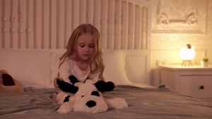 meowtastic Black & White Dog Weighted Stuffed Animals - 22 Inch 4.5 Pounds Weighted Plush Dog Stuffed Animals - Big Stuffed Dog Plush Pillow - Cute Plush Toys Gifts for Kids & Adults (22" 4.5 lbs)