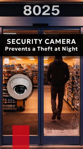 Caught on Security Camera: Motion Detection Stops Retail Break-In Instantly