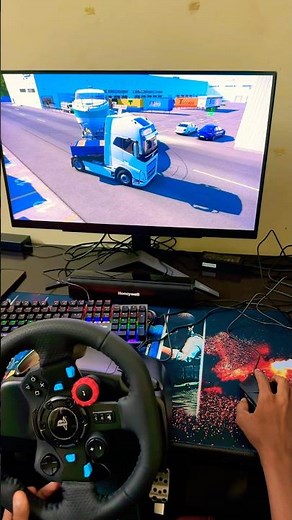 Realistic Truck Engine & Road Sounds | Euro Truck Simulator 2 🎧#truckingsims #gaming #shorts