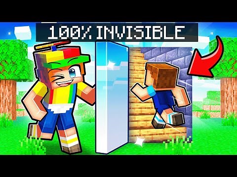 I Cheated with 100% Invisible Base in Minecraft!