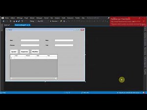 Bouton//supprime//modifier//ajouter (DataGridView c#)
