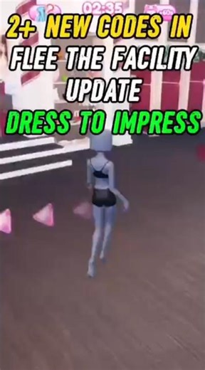 2+ NEW CODES in Flee the Facility Update (Dress to Impress)